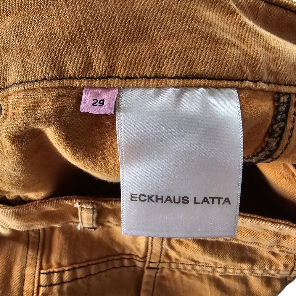 Eckhaus Latta Orange Women Jeans - Picture 6 of 11